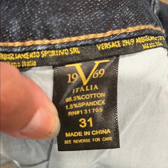 VERSACE 19•69 ABBIGIAMENTO SPORTIVO SRL Italia Sofia Bootleg Jeans 31 - Picture 16 of 16